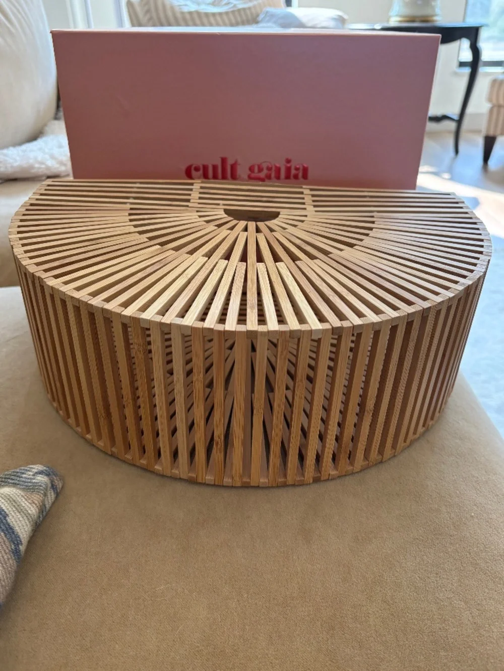Cult Gaia Ark Tote Bag NWT Natural